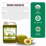 Organic Cold Pressed Raw Avocado Oil - 1 Gallon