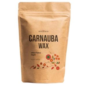 Pure Carnauba Wax Flakes for Skin & Wood