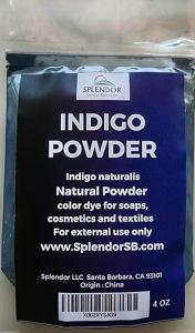 Indigo Powder 4 oz - Natural Blue Soap Colorant