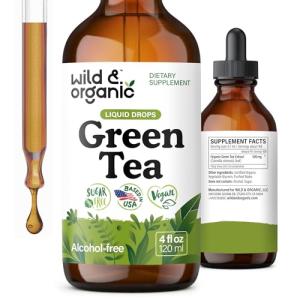 Organic Green Tea Extract Drops - Antioxidant Boost