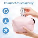 Aluminum Travel Bottles Set for Lotion & Shampoo