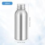 Aluminum Travel Bottles Set for Lotion & Shampoo