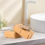 60 Pack Mini Kraft Soap Gift Boxes