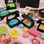32 Black Soap Boxes with Windows for Gift Packing
