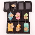 32 Black Soap Boxes with Windows for Gift Packing
