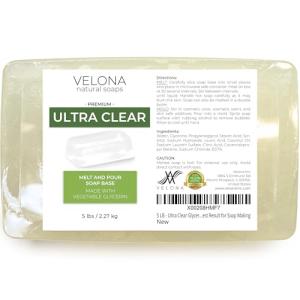 Velona 5 LB Ultra Clear Glycerin Soap Base