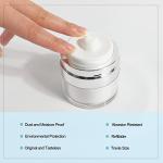 Airless Pump Jar - 0.5 Oz Refillable Lotion Dispenser
