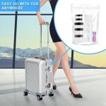 10 Travel Cosmetic Jars with Mini Spatulas