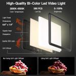 LED Video Light Kit for Photography and Streaming