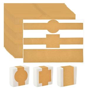 120 Pack of Brown Kraft Soap Labels for DIY
