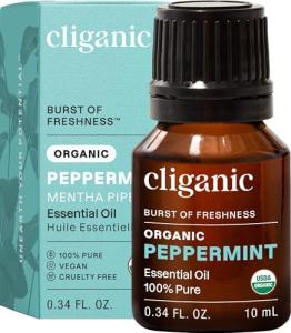 Cliganic Pure Organic Peppermint Essential Oil