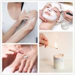 Glass Lotion Cream Jars with Lids - Set of 6