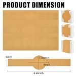 120 Pack of Brown Kraft Soap Labels for DIY