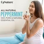 UpNature Peppermint Essential Oil Roller for Nausea