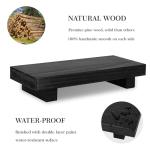 Wooden Soap Holder Farmhouse Style Bathroom Organizer