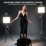 LED Video Light Kit for Photography and Streaming