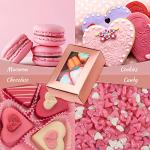 30 Mini Kraft Soap Boxes with Window - Rose Gold