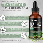 Pure Organic Tea Tree Oil for Skin & Hair