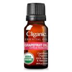 Cliganic Organic Pink Grapefruit Essential Oil, Pure