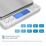 Digital Gram Scale 500g High Precision Pocket Scale