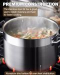 30 Quart Stainless Steel Stockpot for Soapmaking
