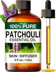 Patchouli Essential Oil - 4 Fl Oz for DIY Soap