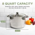Ecolution Stainless Steel 8-Quart Soup Pot