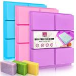 Walfos 3-Pack Silicone Soap Molds - Rectangle