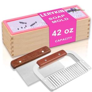 LERYKIN Soap Mold Kit with Cutter and Scraper