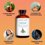 Pure Patchouli Essential Oil with Glass Dropper