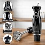 OVENTE 300W Hand Blender with Stainless Steel Blades