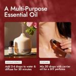 H'ana Rose Essential Oil - Hair, Skin, Diffuser