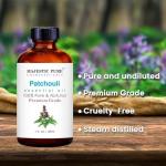 Pure Patchouli Essential Oil with Glass Dropper