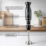 OVENTE 300W Hand Blender with Stainless Steel Blades