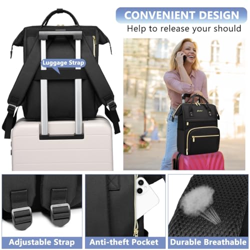 Stylish Waterproof Laptop Backpack for Women