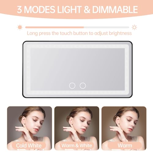 Rechargeable LED Car Visor Vanity Mirror Gift