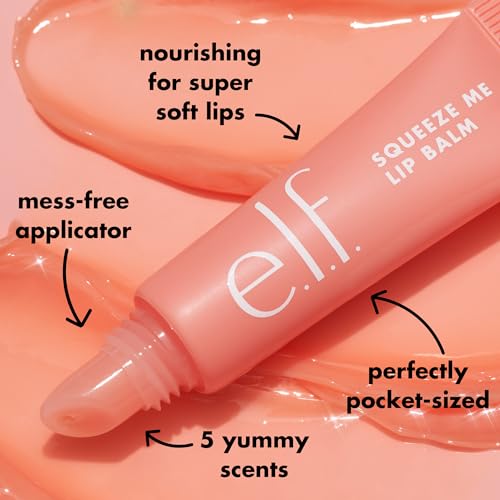e.l.f. Squeeze Me Lip Balm, Hydrating Tinted Vegan Lip Balm