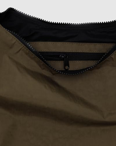 Seaweed Medium Nylon Crescent Bag for Women