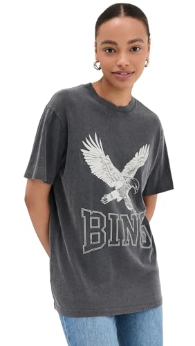 Anine Bing Women's Retro Eagle Tee - Black