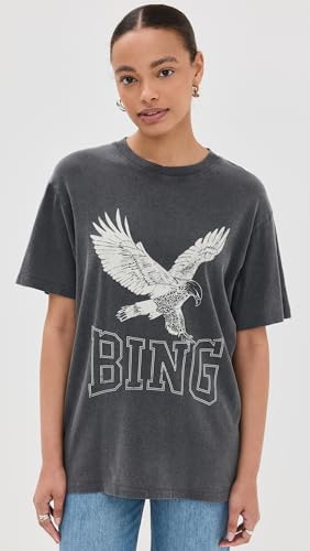 Anine Bing Women's Retro Eagle Tee - Black