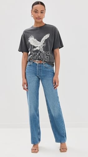 Anine Bing Women's Retro Eagle Tee - Black