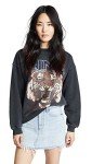 ANINE BING Black Tiger Sweatshirt for Women