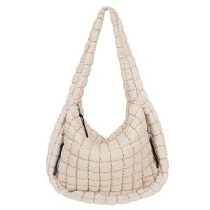 Large Quilted Tote Bag for Women