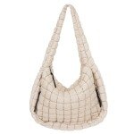 Large Quilted Tote Bag for Women