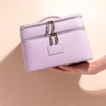 ETOILE Lilac Duo Vanity Case - Travel Makeup Organizer