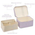ETOILE Lilac Duo Vanity Case - Travel Makeup Organizer