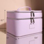 ETOILE Lilac Duo Vanity Case - Travel Makeup Organizer