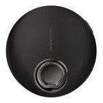 Compact black stainless steel sensor mirror, 3X magnification
