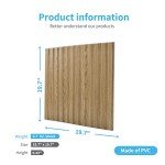 Walnut 3D Fluted Slat Wall Panel Tiles