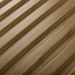 Walnut 3D Fluted Slat Wall Panel Tiles